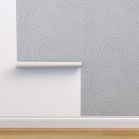 Large // wavy white coastal tiles wallpaper