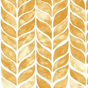 Watercolor Golden Tail Tiles  - Medium Scale