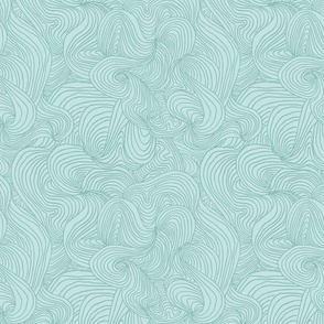 Serene swirls - sage (small scale)