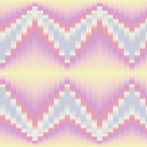 Blurred Zigzag lilac - M