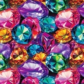 Shiny Colorful Gemstones