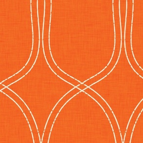 Mindfulness Zen Damask Orange XL