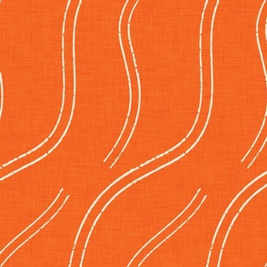 Mindfulness Zen Lines Orange XL