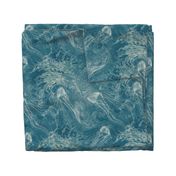 jellyfish_seaweed_teal_ivory