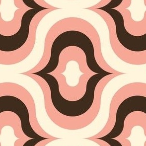 3034 A Medium - retro waves, pink