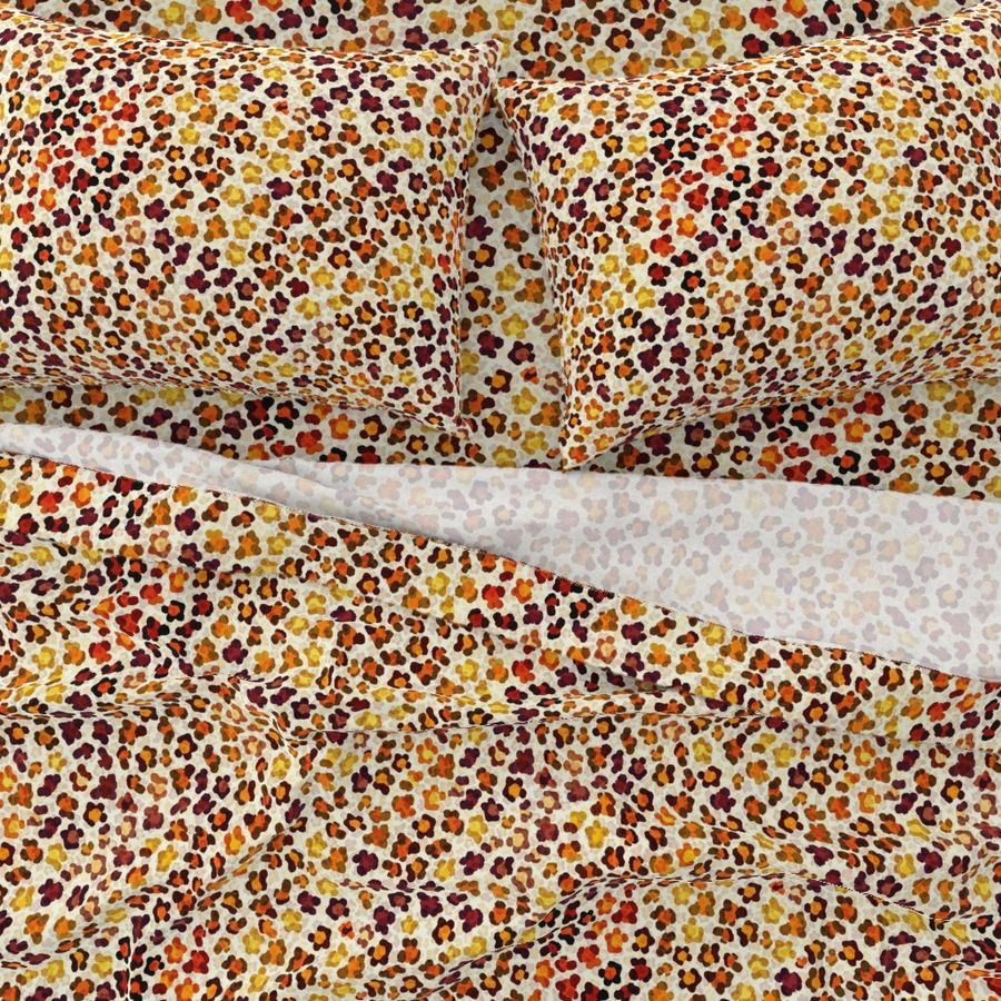 Leopard Skin large Sheet Set | Spoonflower