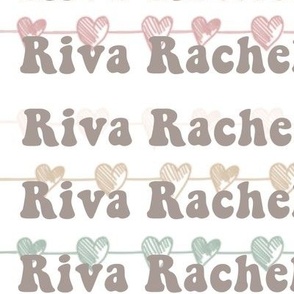 Riva Rachel Old School Heart Line