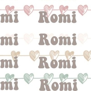 Romi Old School Heart Line