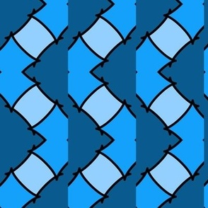 Wavy Blue Pipes