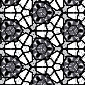 Gray Hexagons