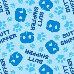 BUTT SNIFFER BLUE SCATTERED