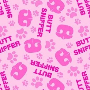BUTT SNIFFER PINK SCATTERED