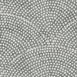 03 Serene Space- Relaxing Seigaiha Dots- Zen Arches- Abstract Boho Wallpaper- Bohemian Spa- Yoga Studio- Meditation Room- Japandi- Grey- Gray on Pewter- Neutral- Extra Large