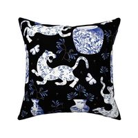 Chinoiserie tiger black