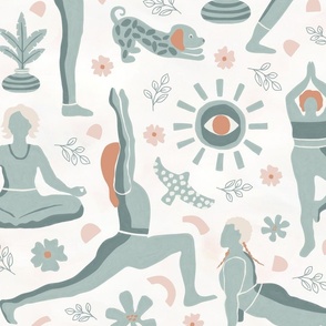 Serene & Mindful Yoga - jumbo ©designsbyroochita 