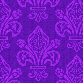 Purple Fleur de Lys