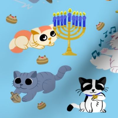 Hanukkah Kitties