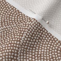 06 Serene Space- Relaxing Seigaiha Dots- Zen Arches- Abstract Boho Wallpaper- Bohemian Spa- Yoga Studio- Meditation Room- Japandi- Beige on Mocha Brown- EarthTones- Small