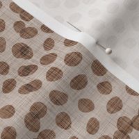 06 Serene Space- Relaxing Seigaiha Dots- Zen Arches- Abstract Boho Wallpaper- Bohemian Spa- Yoga Studio- Meditation Room- Japandi- Mocha Brown on Beige- EarthTones- Extra Large