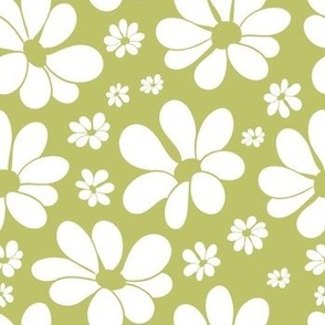 Lime Green Floral