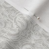 Abstract Curved Brushstrokes - Ditsy Scale - Taupe Grey and Cream LInes Arches Curves Boho Curvy