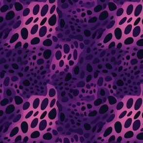 Purple & Black Abstract Dots - small