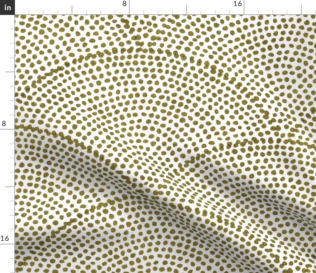 08Serene Space- Relaxing Seigaiha Dots- Zen Arches- Abstract Boho Wallpaper- Bohemian Spa- Yoga Studio- Meditation Room- Japandi- Moss Green on White- Earthy Green- Olive- Large
