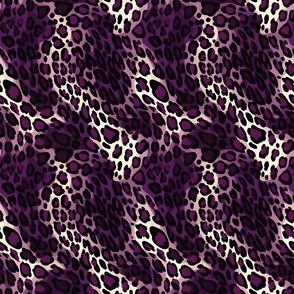 Purple Leopard Print - medium