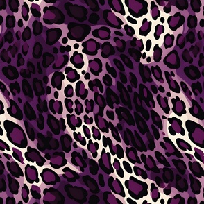 Purple Leopard Print - large