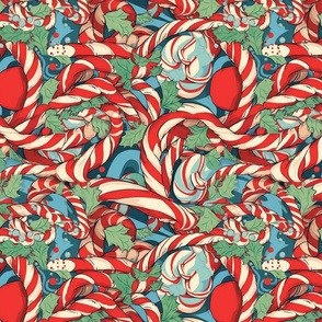 christmas chaos of candy canes