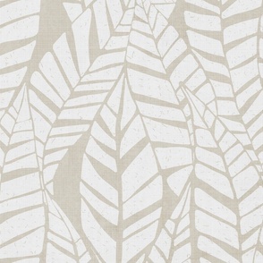 Lovely floating serene palm leaf large