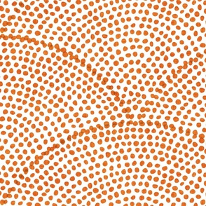 14 Serene Space- Relaxing Seigaiha Dots- Zen Arches- Abstract Boho Wallpaper- Bohemian Spa- Yoga Studio- Meditation Room- Carrot on White- Orange- Easter- Halloween- Spring- Fall- Extra Large