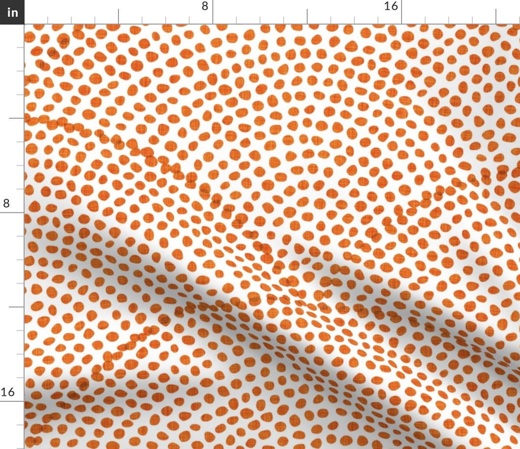 14 Serene Space- Relaxing Seigaiha Dots- Zen Arches- Abstract Boho Wallpaper- Bohemian Spa- Yoga Studio- Meditation Room- Carrot on White- Orange- Easter- Halloween- Spring- Fall- Extra Large