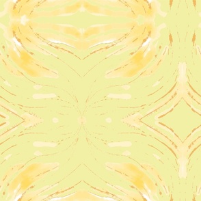 Warm yellow-green hand-drawn pattern