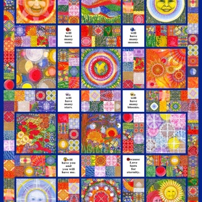 many suns cheater quilt 
