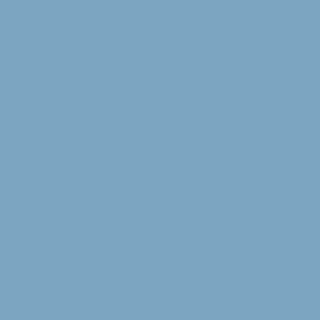 Solid French blue single color Chintz Grand-millennial Color