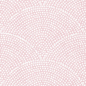 21 Serene Space- Relaxing Seigaiha Dots- Zen Arches- Abstract Boho Wallpaper- Bohemian Spa- Yoga Studio- Meditation Room- Japandi- Cotton Candy- Soft Baby Pastel Pink- Large