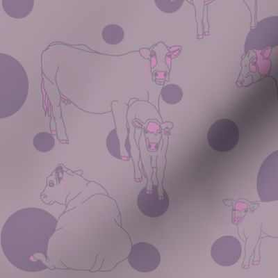 cows and dots