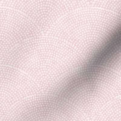 21 Serene Space- Relaxing Seigaiha Dots- Zen Arches- Abstract Boho Wallpaper- Bohemian Spa- Yoga Studio- Meditation Room- Japandi- Cotton Candy- Soft Baby Pastel Pink- Small