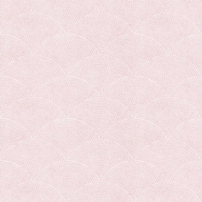 21 Serene Space- Relaxing Seigaiha Dots- Zen Arches- Abstract Boho Wallpaper- Bohemian Spa- Yoga Studio- Meditation Room- Japandi- Cotton Candy- Soft Baby Pastel Pink- Small