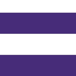 5 Inch Rugby Stripe in Purple