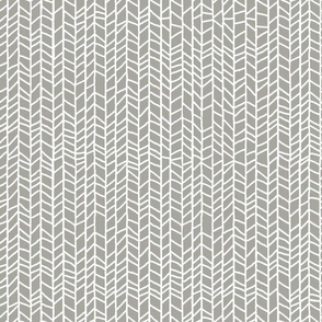 mix match off white chevron over gray background for canadian mooses and birds