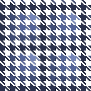 Hounds tooth check-blue tints. Tagetes collection.