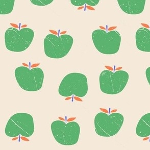 Green apples - distressed texture MEDIUM 