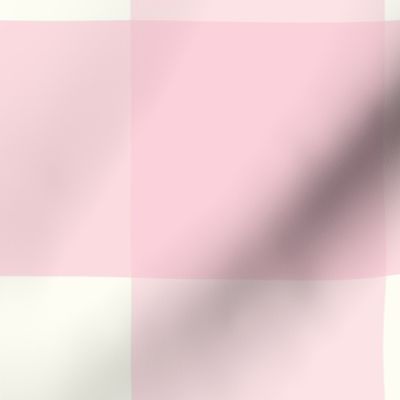 5 inch Huge Light pink gingham check - Light pink cottagecore country plaid - perfect for wallpaper bedding tablecloth - baby pink - Gingham Checkered Wallpaper