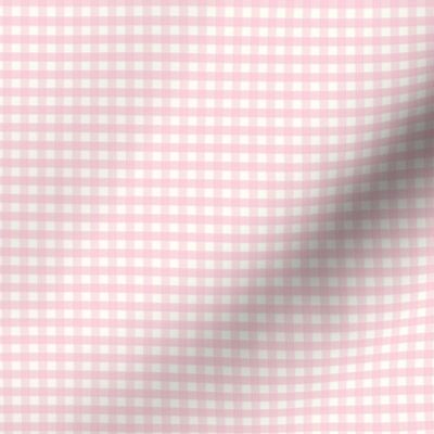 1/6 inch Extra small Light pink gingham check - Light pink cottagecore country plaid - perfect for wallpaper bedding tablecloth - baby pink