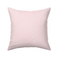 1/6 inch Extra small Light pink gingham check - Light pink cottagecore country plaid - perfect for wallpaper bedding tablecloth - baby pink