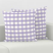 1 inch Large Lavender gingham check - Digital Lavender  purple rose cottagecore country plaid - perfect for wallpaper bedding tablecloth - vichy check