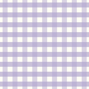 1 inch Large Lavender gingham check - Digital Lavender  purple rose cottagecore country plaid - perfect for wallpaper bedding tablecloth - vichy check