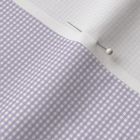 1/16 inch Micro (xxxs) Lavender gingham check - Digital Lavender  purple rose cottagecore country plaid - perfect for wallpaper bedding tablecloth - vichy check